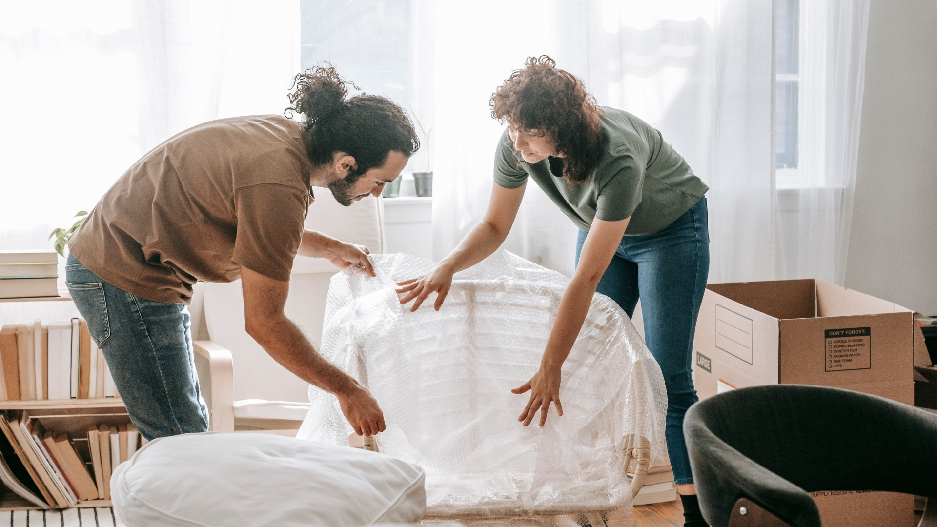 Can I pack my belongings myself instead of using packers and movers?