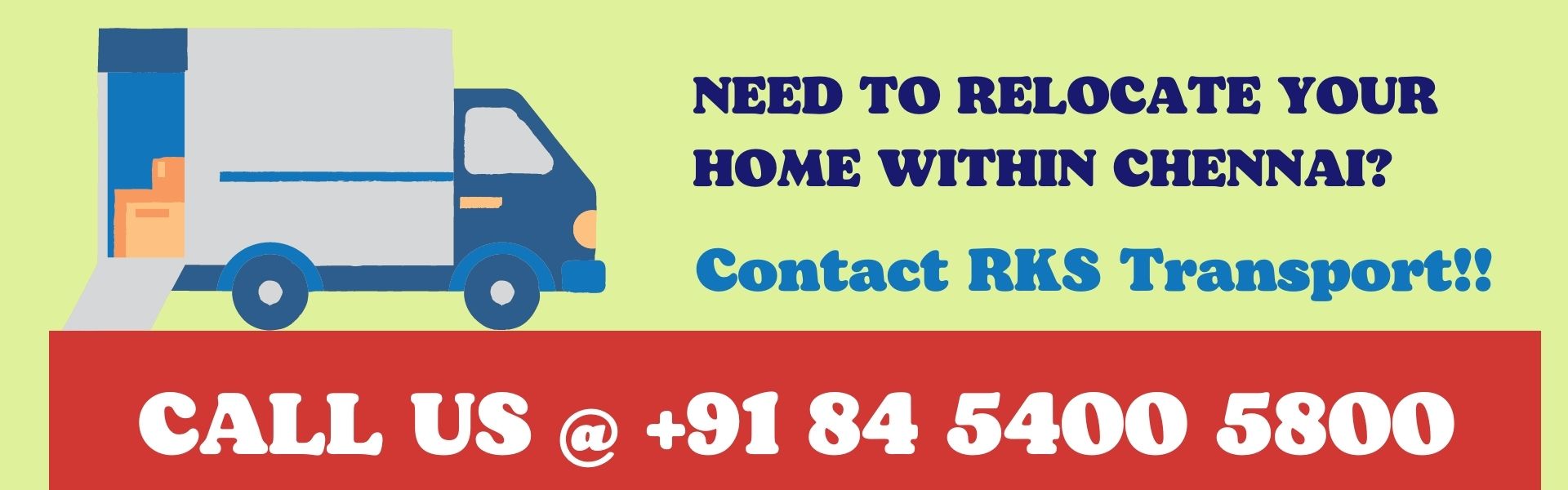 Local Home Shifting services in chennai - banner