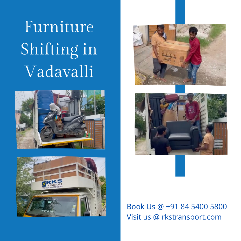 Furniture shifting Vadavalli