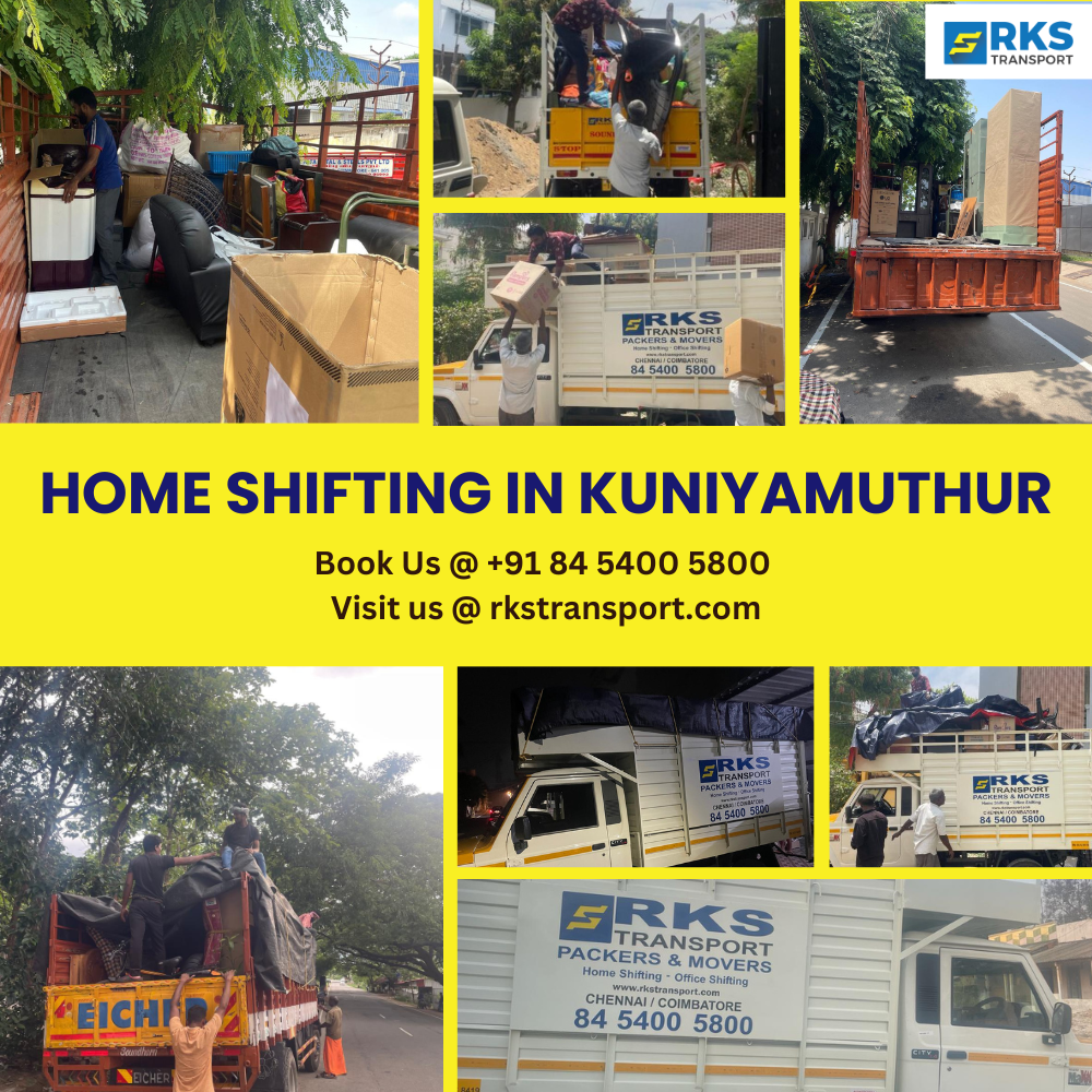 Home shifting Kuniyamuthur