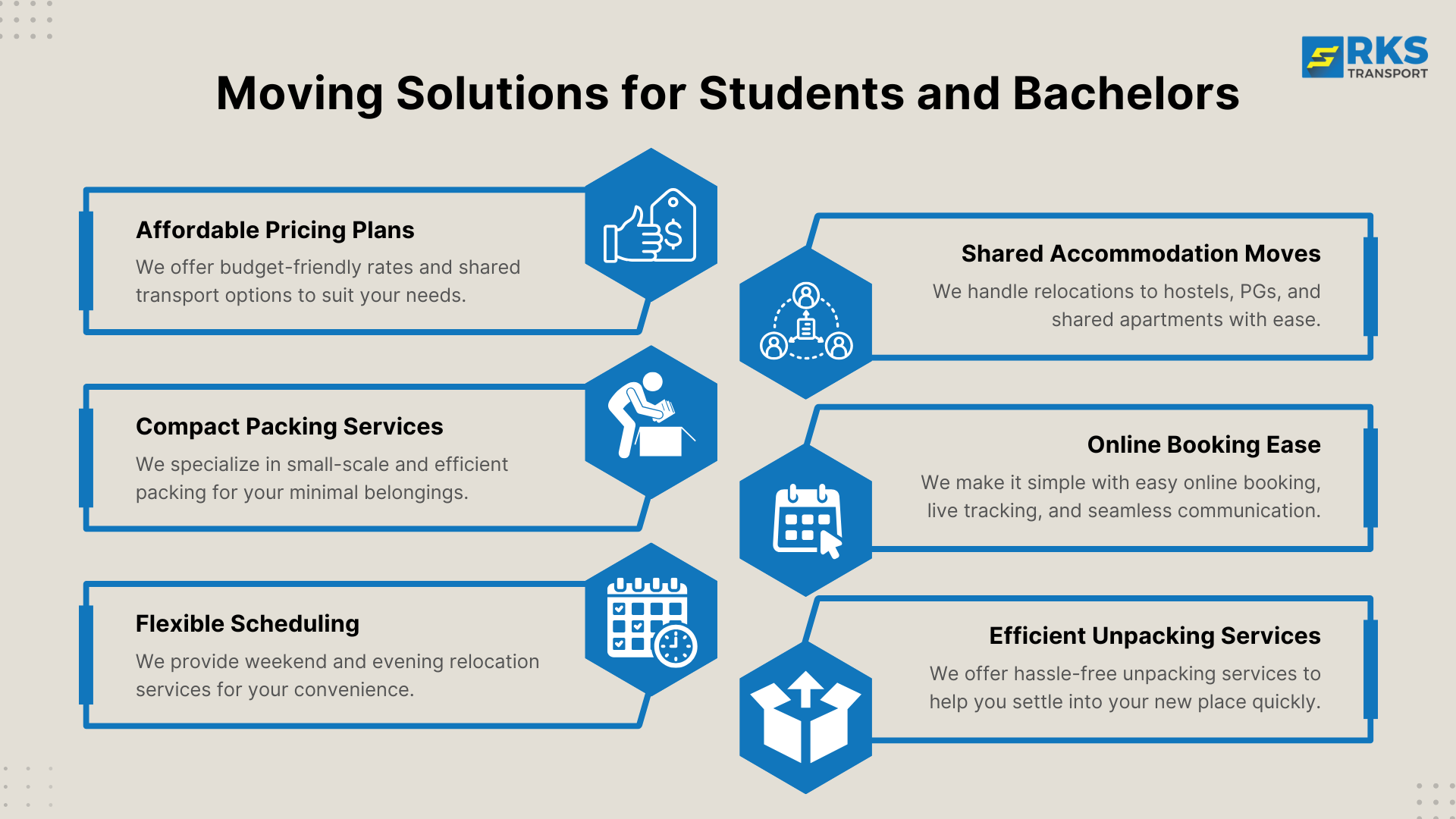 Moving Solutions for Students and Bachelors